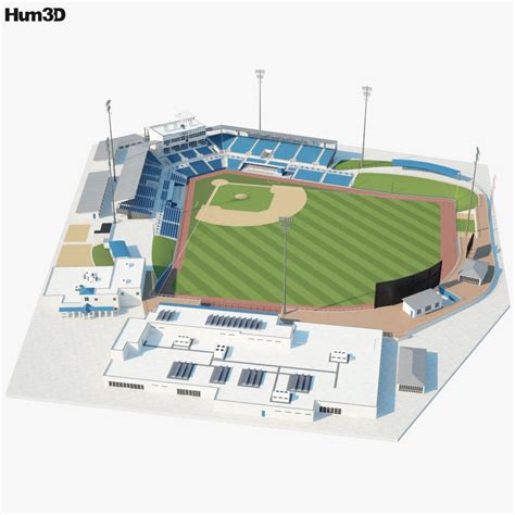 Charlotte Sports Park 3D model - Download Stadium on 3DModels.org