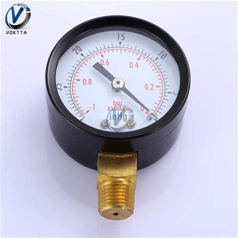 Port Til Escala Dupla Dial Gauge Npt Hg Ps Medidor De Press O A