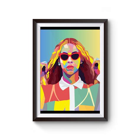 Beyonce Pop Art Poster