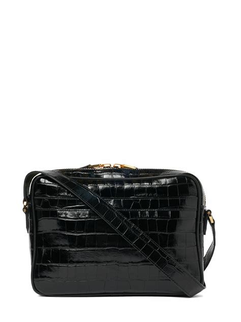 Tom Ford Small Croc Embossed Messenger Bag Tom Ford