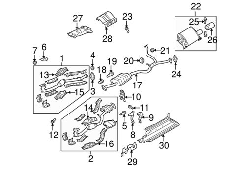 Exhaust Components For 2005 Subaru Outback Subaru Parts