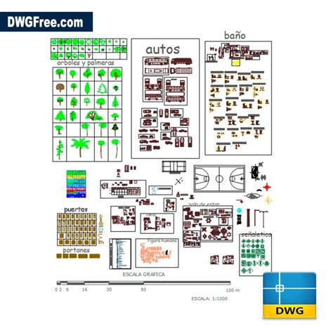 Blocks Bathroom Furniture DWG Free [ Drawing 2020 ] in AutoCAD 2D.