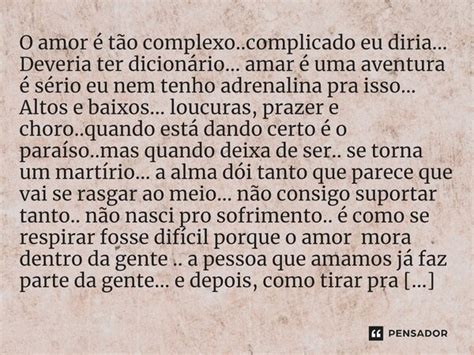 ⁠o Amor é Tão Complexo Complicado M I R L Maria Isabel Ribeiro