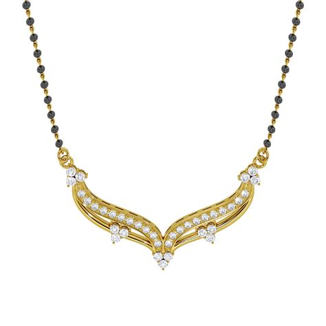 18k Gold Quintessential Diamond Mangalsutra