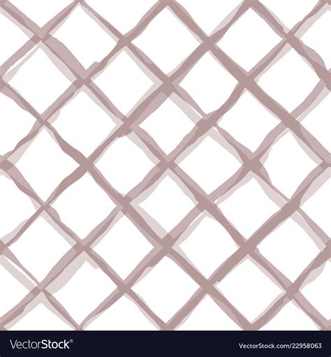 Diagonal Cross Brush Strokes Seamless Pattern Vector Image