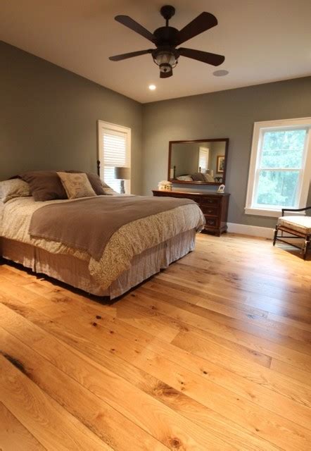 Rustic White Oak Flooring Bedroom - Contemporary - Bedroom - Other - by ...