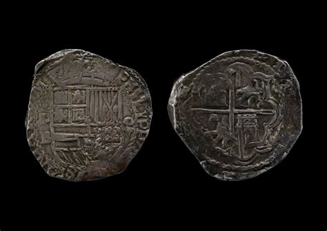 巴里尔银币 The Silver Eight Reales Coin Of Spainspanish Amercian 爱博文传