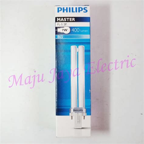 Jual Lampu Tusuk 2 Pin Philips PLS PL S 2P 7 Watt 7 W Fitting G23 Putih