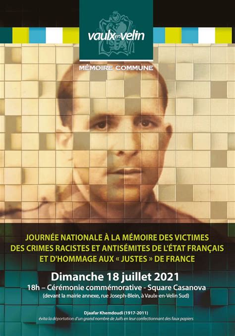 Journ E Nationale La M Moire Des Victimes Des Crimes Racistes Et