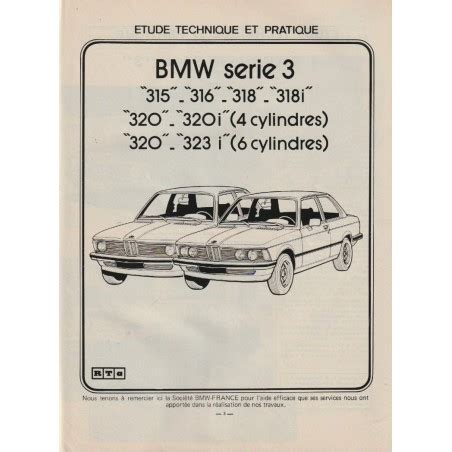 Revue Technique E 21 SERIE 3 De BMW