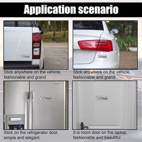 2 calcomanías de emblema de edición Fuck IT calcomanía de repuesto para placa de guardabarros