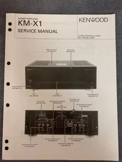 Kenwood Km X1 Service Manual [original W Schematics Diagrams Part List] £13 85 Picclick Uk