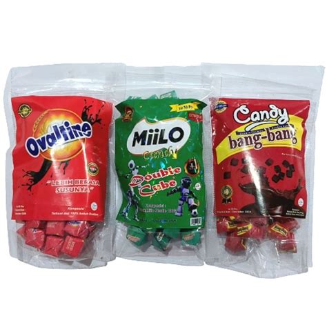 Jual Permen Miilo Ovaltine Bang Bang Candy Double Cube Permen Coklat