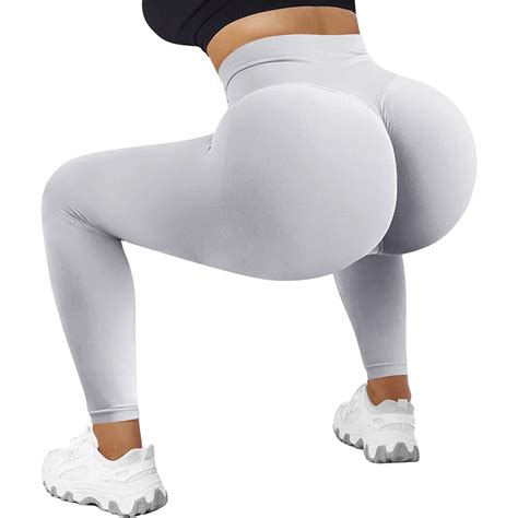 Cintura Alta Leggings Mulheres Sem Costura Sexy Empurrar Para Cima Cal