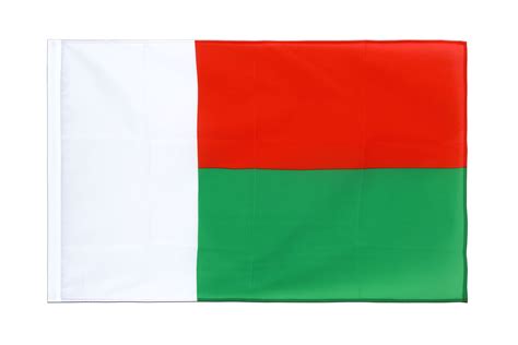 Madagaskar Hohlsaum Flagge ECO 60 X 90 Cm MaxFlags FlaggenPlatz Ch