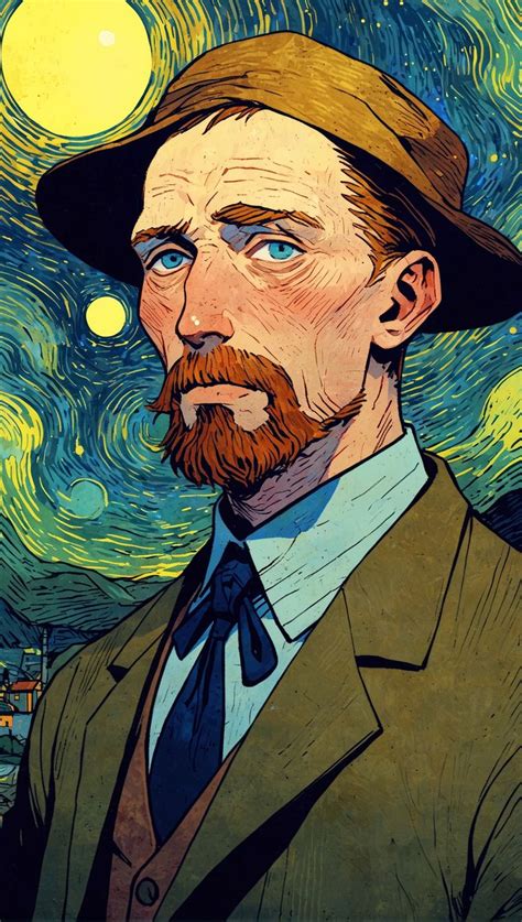 Vincent Van Gogh~ Junji Ito~ H. P Lovecraft~ Suteki Da Ne. Masterpiece ...