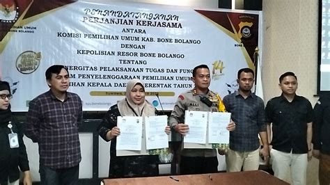 Kpu Dan Polres Bone Bolango Kerja Sama Jamin Keamanan Pemilu Dulohupa Id