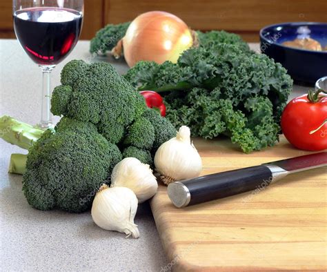 Chopping vegetables — Stock Photo © mcornelius #6444964