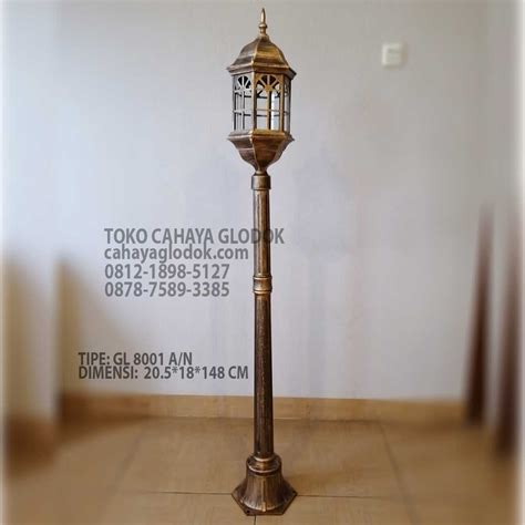 Lampu Taman Bollard Pilar - Cahaya Glodok