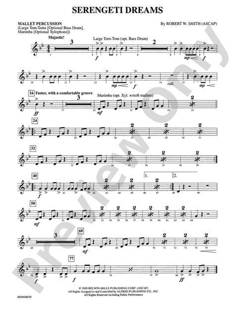 Serengeti Dreams Mallets Mallets Part Digital Sheet Music Download