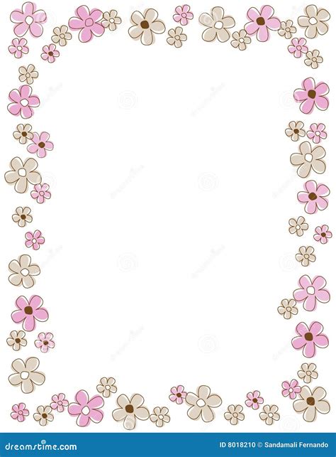 Floral Border / Frame Stock Photo - Image: 8018210