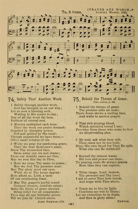 Hymns Of The Christian Life For The Sanctuary Sunday Schools Prayer