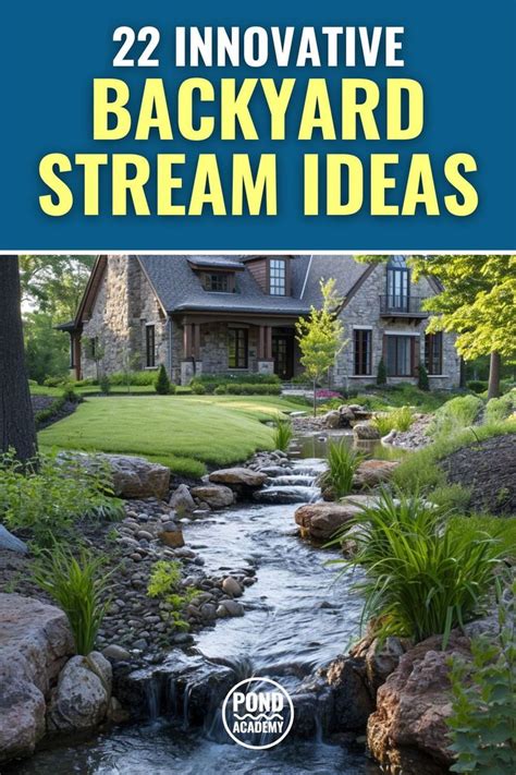 22 Innovative Backyard Stream Ideas With Pictures In 2024 Backyard