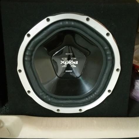 12 Sony Xplod 1000w Subwoofer With Box Car Accessories On Carousell