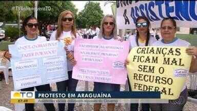 Bom Dia Tocantins Assistentes Sociais Protestam Nas Ruas De Aragua Na