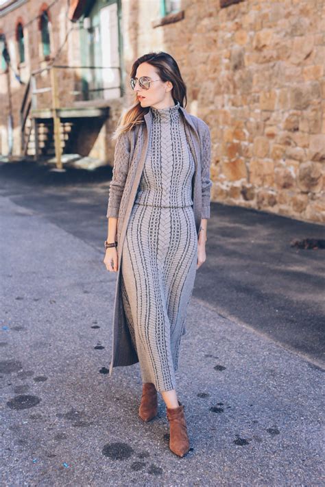 Cable Knit Maxi Dress Prosecco And Plaid 4 Jess Ann Kirby