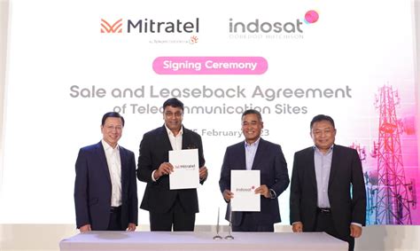 Mitratel Dan Indosat Ooredoo Hutchison Menandatangi Perjanjian