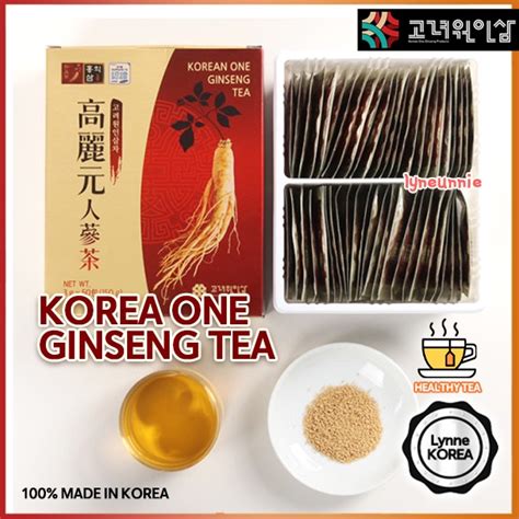 Jual Korean One Red Ginseng Tea Korea 3 Gr Sachet Korean Healthy