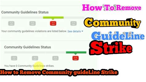 How To Remove Community Guideline Strike In Hindi Appeal Community