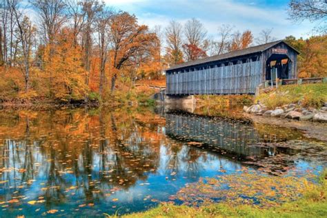 Here Are 9 Of The Most Beautiful Michigan Covered Bridges To Explore