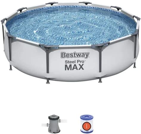 BESTWAY STEEL PRO MAX Frame Pool Set Schwimmbecken 305x76cm