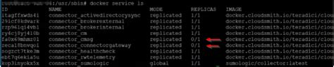 Unable To Start Docker Containers Connector Cm And Connector