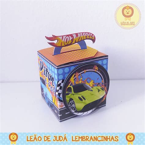 Caixinha Para Festa Tema Hot Wheels Elo Produtos Especiais