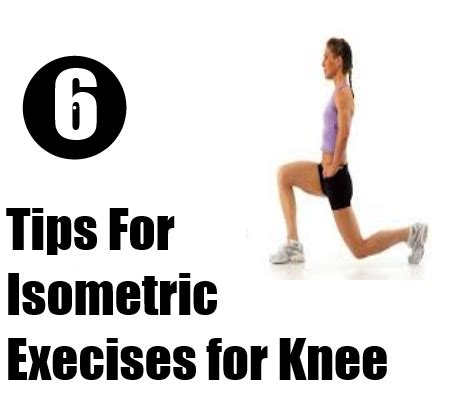 6 Isometric Execises for Knee – Natural Home Remedies Fitness Guide