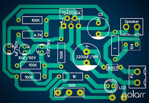 TDA2030 Audio Amplifier Circuit - Solderingmind.com