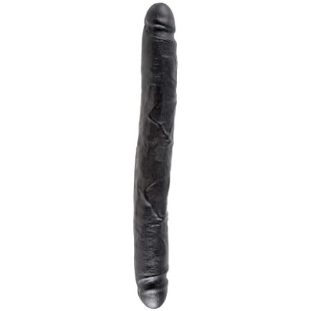 King Cock In Slim Double Dildo Black Satisfaction