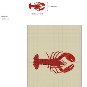 Red Lobster Embroidery Designs Crawfish Embroidery Patterns Crayfish