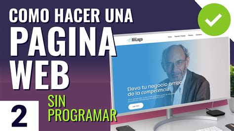 Como Hacer Una Pagina Web Sin Programar Gratis Youtube