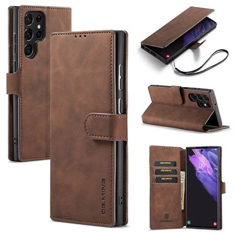 DG Ming Wallet 3 Kort Samsung Galaxy S22 Ultra Kaffe Elgiganten