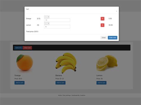 Best Javascript Shopping Cart Examples With Demo Codehim