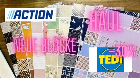 Neue Bl Cke Von Action Action Und Tedi Haul Tedi Aktion