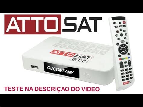 Como Configurar Cs No Atto Sat Elite Plus E Voltar Os Canais YouTube