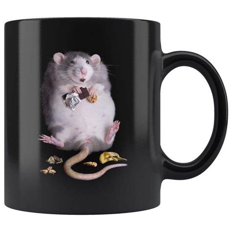 Funny Rat Coffee Mug Cute Rat T For Rat Lover With Images Mugs