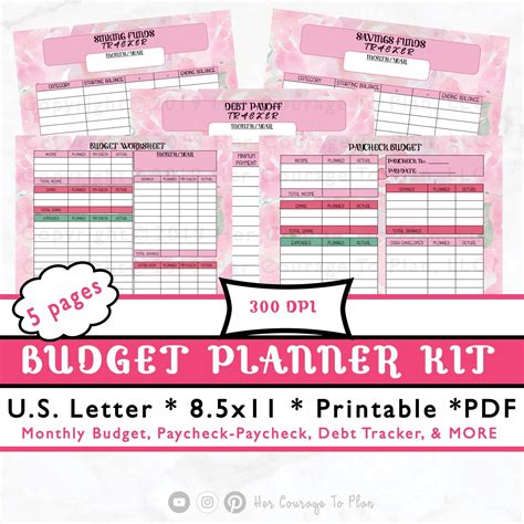 Free Printable Budget Stickers