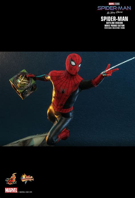 Figurine Hot Toys Spider Man Battling Version Movie Promo