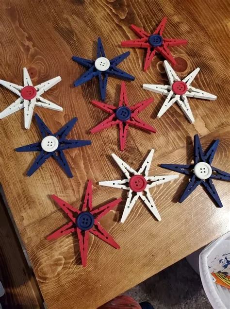 Easy Dollar Store Patriotic Th Of July Crafts Feltmagnet